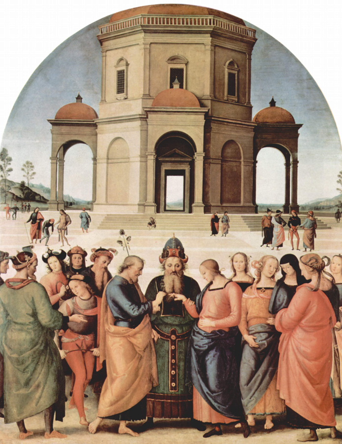 Пьетро Перуджино. Обручение Марии
