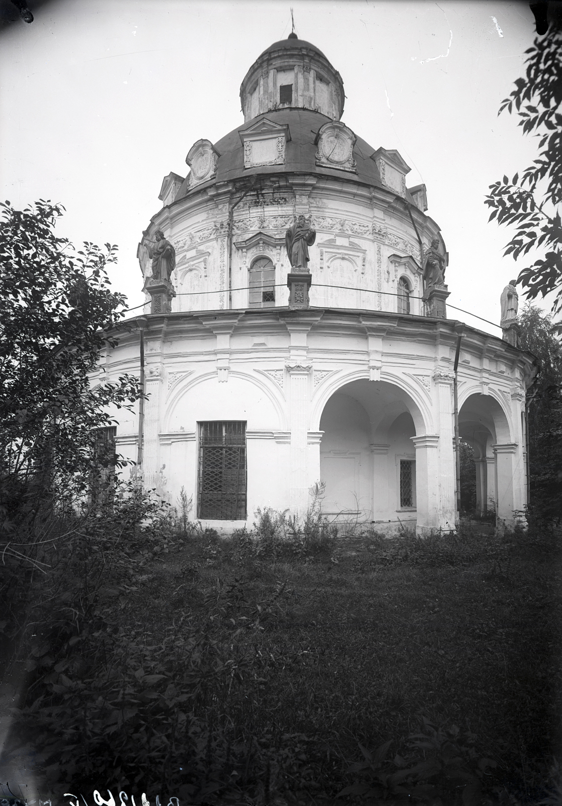 Церковь Подмоклово 1936 г. Архивное фото V-1260