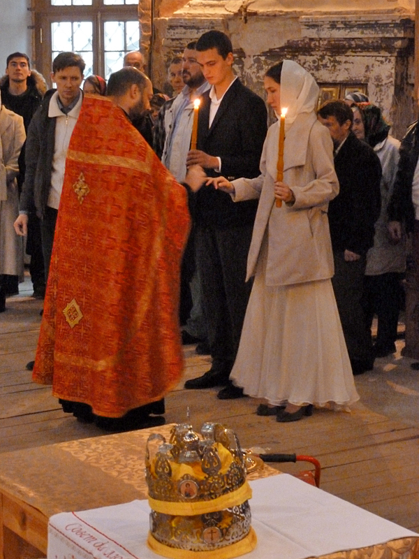 Венчание в церкви с.Подмоклово