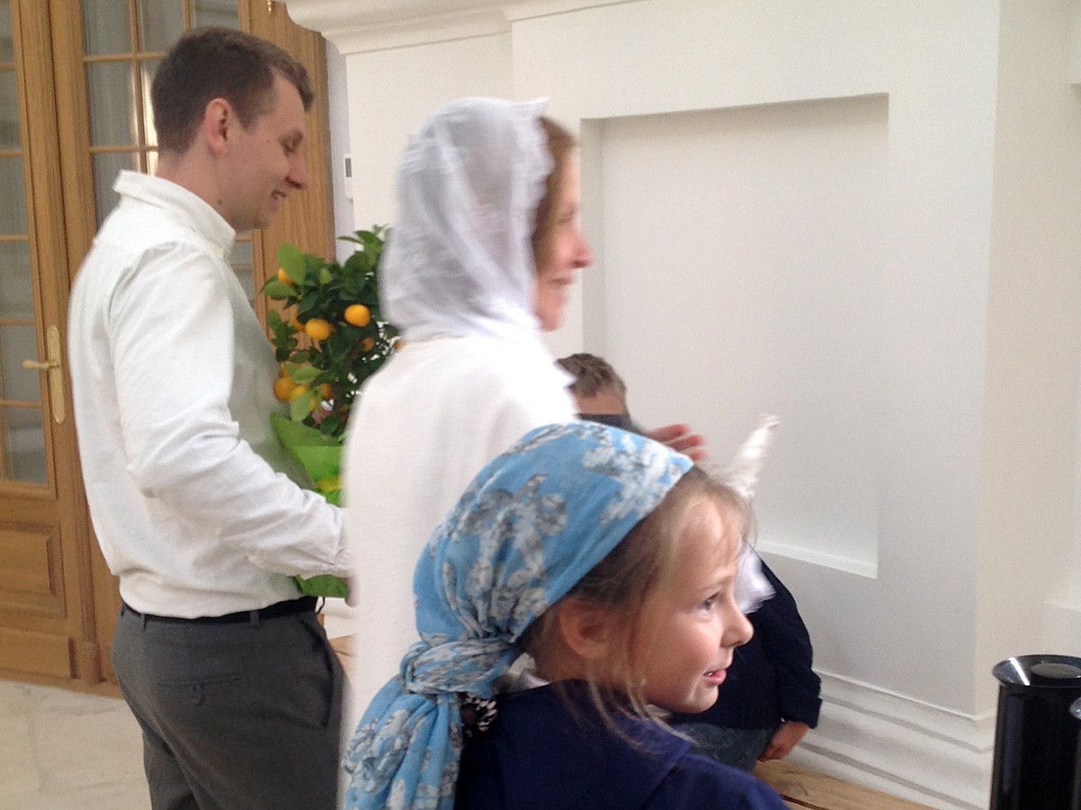 Венчание Николая и Марии в Подмокловском храме